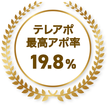 テレアポ最高アポ率19.8%